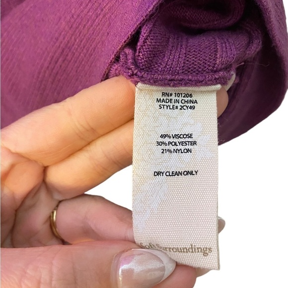 Soft Surroundings V-Neck Sweater - Picture 5 of 5